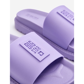 Chanclas de mujer Big Star LL274426 Morado violeta 4
