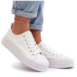 Zapatillas Mujer de Tela Blanco Staneva 10