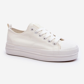 Zapatillas Mujer de Tela Blanco Staneva 2