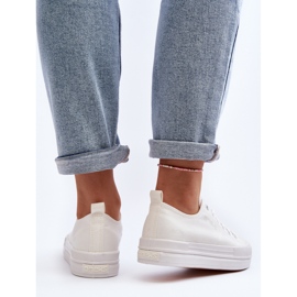 Zapatillas Mujer de Tela Blanco Staneva 9