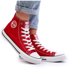 Zapatillas Altas Clásicas Mujer Big Star T274024 Rojo 12