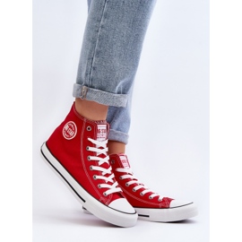 Zapatillas Altas Clásicas Mujer Big Star T274024 Rojo 4