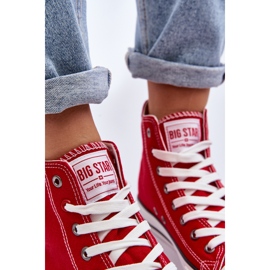 Zapatillas Altas Clásicas Mujer Big Star T274024 Rojo 3