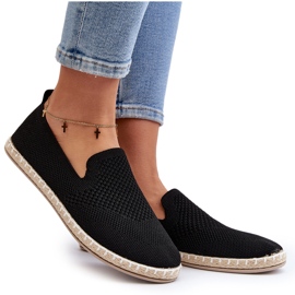 Alpargatas sin cordones de mujer Harmonie negras negro 7