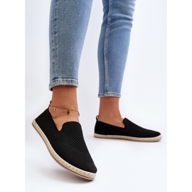 Alpargatas sin cordones de mujer Harmonie negras negro 4