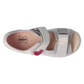 Pantuflas infantiles befado pu 065P179 plateado plata 3