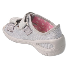 Pantuflas infantiles befado pu 065P179 plateado plata 2