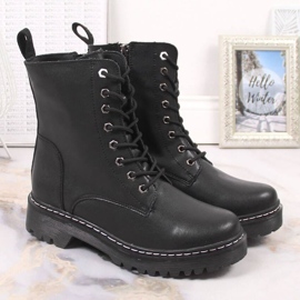 Botas de cuero con aislamiento Filippo W PAW80A negro 2