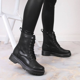 Botas de cuero con aislamiento Filippo W PAW80A negro 3