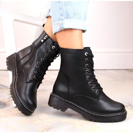 Botas de cuero con aislamiento Filippo W PAW80A negro 4