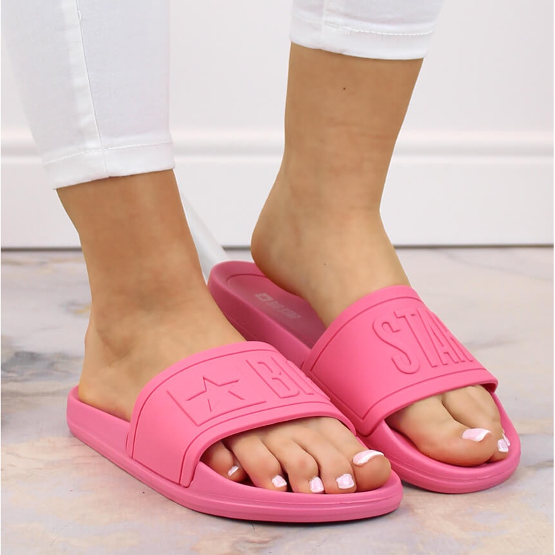 Chanclas de playa mujer rosa Big Star HH274A039 rosado 1