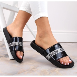 Chanclas de mujer charol negro Big Star GG274A007 4