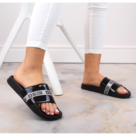 Chanclas de mujer charol negro Big Star GG274A007 5