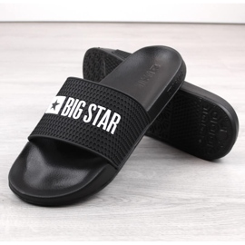 Chanclas deportivas de hombre negras Big Star JJ174505 negro 3