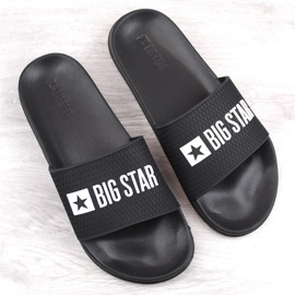 Chanclas deportivas de hombre negras Big Star JJ174505 negro 4