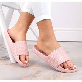 Chanclas playa piscina mujer rosa Big Star LL274A151 rosado 4