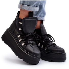 Zapatillas Deportivas Zazoo 3416 Piel Mujer Negro 12