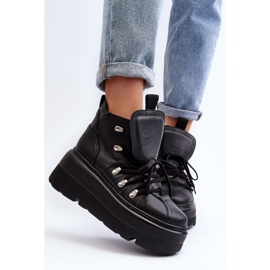 Zapatillas Deportivas Zazoo 3416 Piel Mujer Negro 7