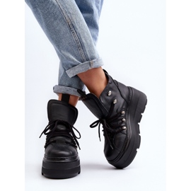 Zapatillas Deportivas Zazoo 3416 Piel Mujer Negro 9