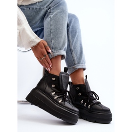 Zapatillas Deportivas Zazoo 3416 Piel Mujer Negro 1