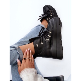 Zapatillas Deportivas Zazoo 3416 Piel Mujer Negro 3