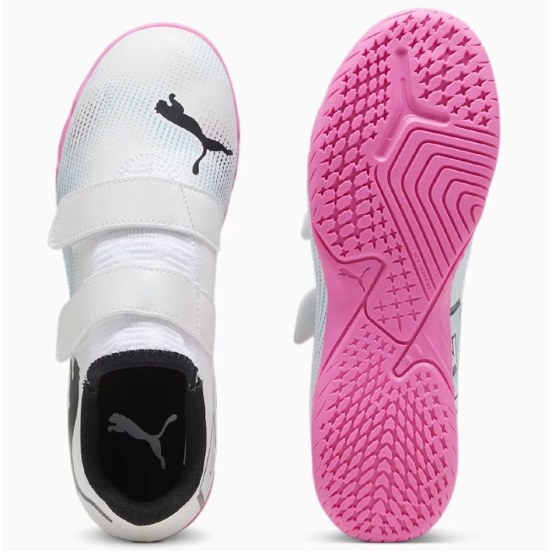 Zapatillas de fútbol Puma Future 7 Play It Jr 107741-01 blanco 1