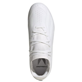 Zapatos de fútbol adidas X Crazyfast.3 Fg Jr ID9353 blanco 2