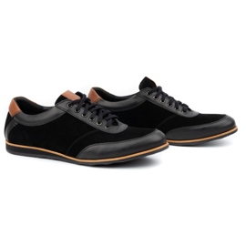 Olivier Zapato piel hombre 7007KB negro 2