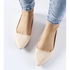 Bailarinas beige con punta en punta Riv 2