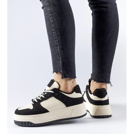 Zapatillas negras con plataforma Crim. negro 1