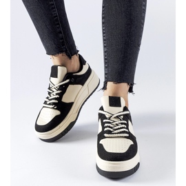 Zapatillas negras con plataforma Crim. negro 2