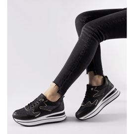 Zapatillas con plataforma Inès negras negro 1 Zapatillas con plataforma Inès negras negro 1