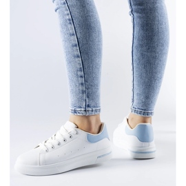 Zapatillas Leland blancas y azules blanco 1 Zapatillas Leland blancas y azules blanco 1