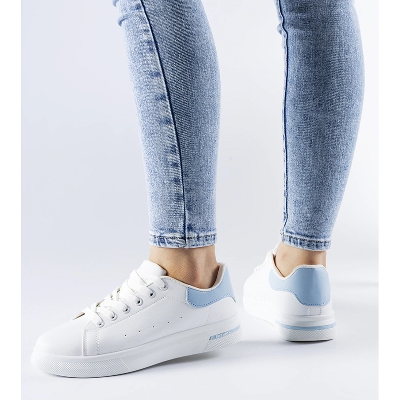 Zapatillas Leland blancas y azules blanco 1 Zapatillas Leland blancas y azules blanco 1