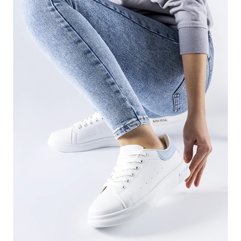 Zapatillas Leland blancas y azules blanco 2 Zapatillas Leland blancas y azules blanco 2