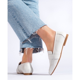 La.Fi Mocasines zapatos blancos clásicos 3
