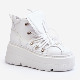 Zapatillas Deportivas Zazoo 3416 Piel Mujer Blanco 2 Zapatillas Deportivas Zazoo 3416 Piel Mujer Blanco 2
