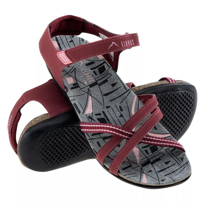 Sandalias Elbrus Lavera W 92800224780 rojo 1