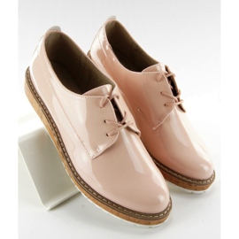 Mocasines con interior de piel 7153 Rosa rosado 2
