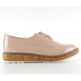 Mocasines con interior de piel 7153 Rosa rosado 3