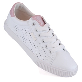 Zapatillas bajas de piel ecológica, blanco Big Star HH274073 3