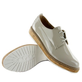Mocasín con interior de piel 7153 Gris 2