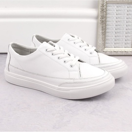 Deportivas mujer piel blanco Sergio Leone SP016 5