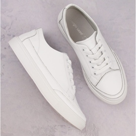 Deportivas mujer piel blanco Sergio Leone SP016 7