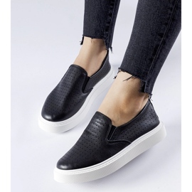 Zapatillas Fulda negras perforadas negro 1