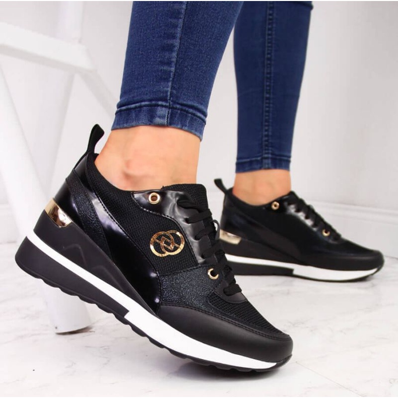 EVento W EVE274A zapatos cuña negro 2