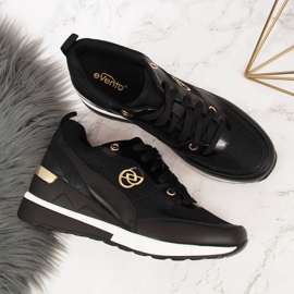 EVento W EVE274A zapatos cuña negro 4