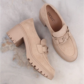Vinceza W JAN177D Zapatos ante beige 6