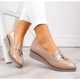 Vinceza W JAN263B Zapatos cuña beige 2