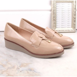 Vinceza W JAN263B Zapatos cuña beige 5